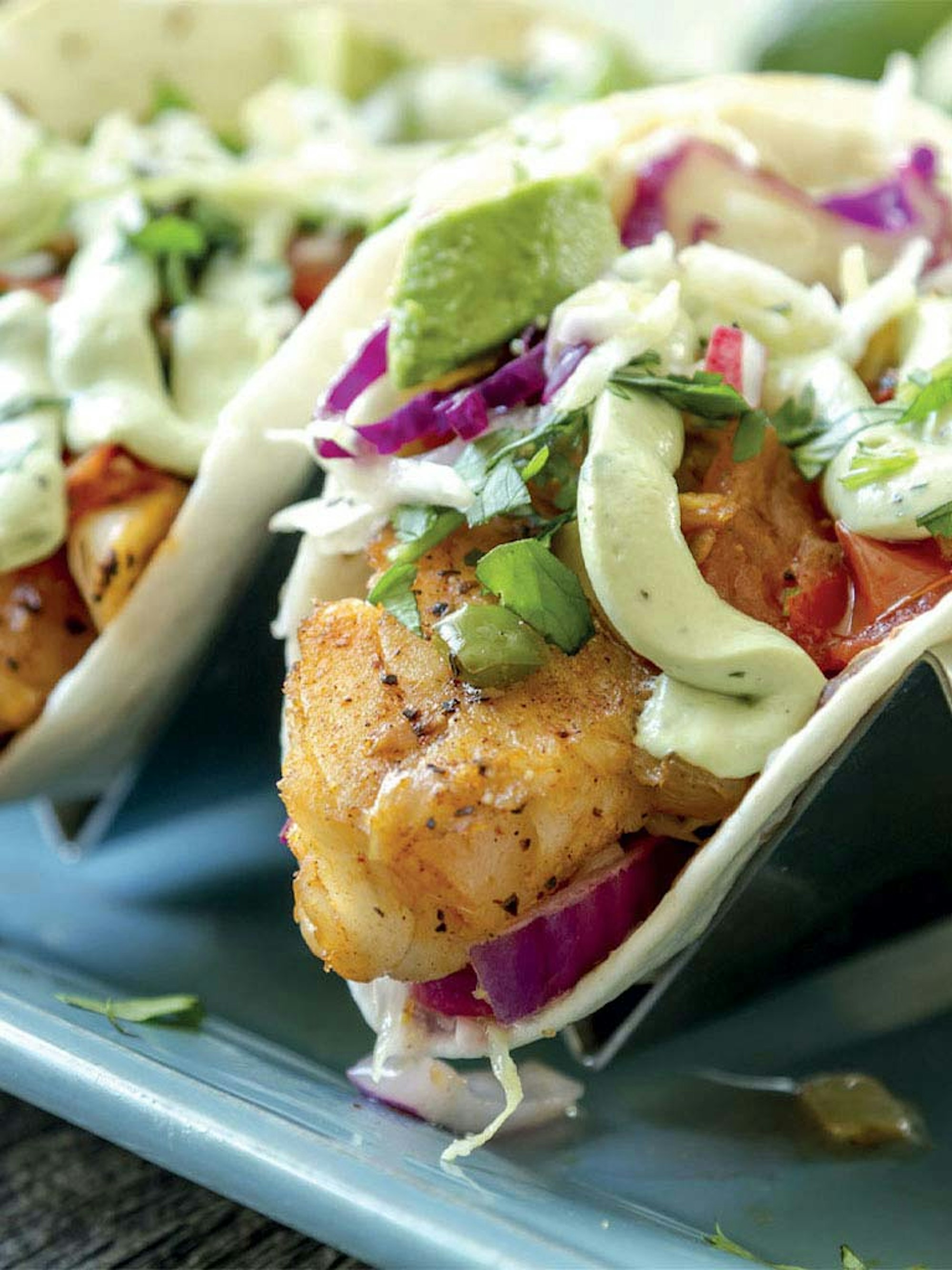 Air Fryer Mexican Spiced Flathead Tacos recipe